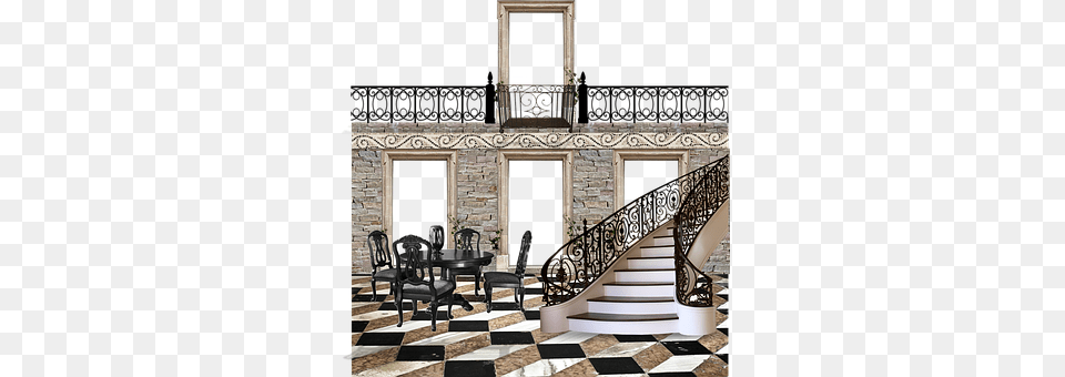 Architecture Staircase, Housing, House, Handrail Free Transparent Png