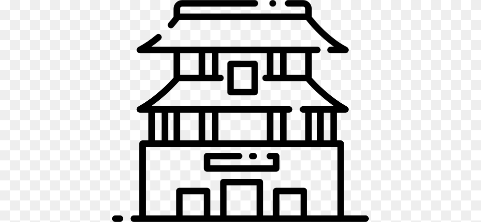 Architecture Beijing Building China City Forbidden Palace Icon, Gray Png