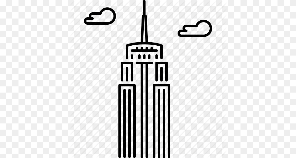 Architecture Building Cloud Empire Sight Skyscraper State Icon, Dynamite, Weapon Png
