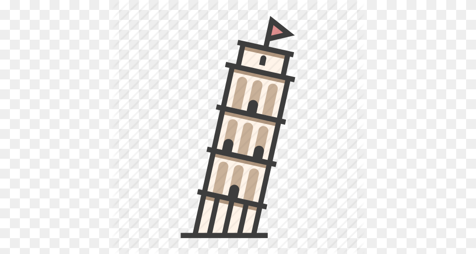 Architecture Europe Historic Italy Landmark Leaning Tower, Bell Tower, Building Free Png Download