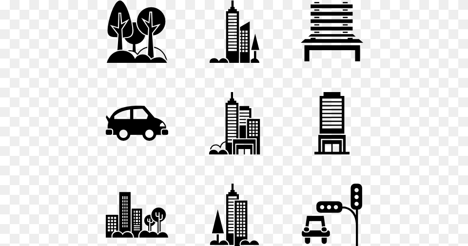Architecture Icons Icons Architecture, Gray Png Image