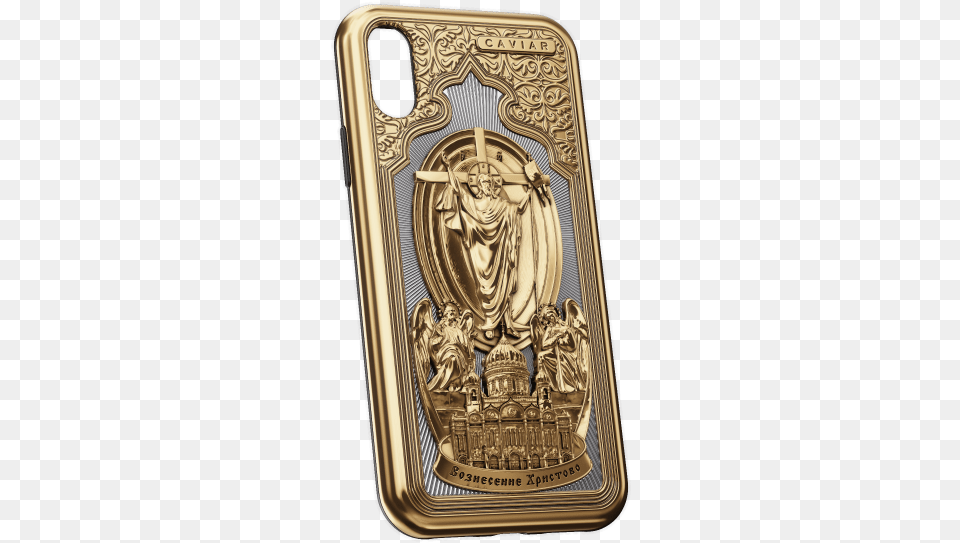 Archive Collections Caviar Luxury Iphones And Cases Solid, Logo, Badge, Symbol, Gold Free Png