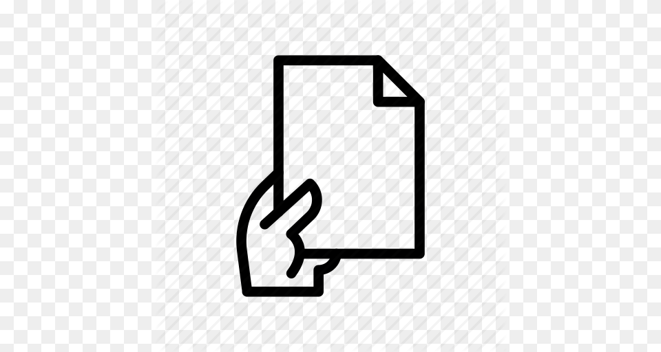 Archive Document File Hand Paper Icon, Text Free Png Download