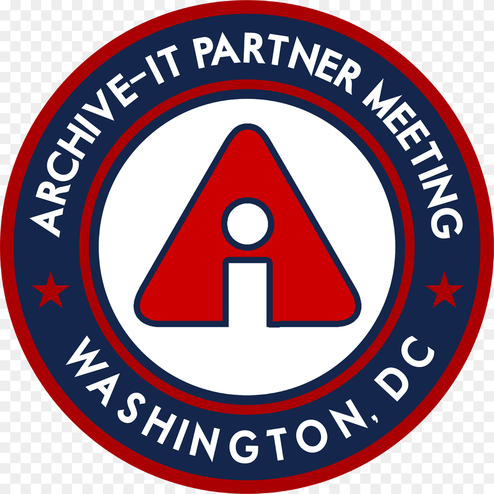 Archive It Partner Meeting 2018 Logo Washington Nationals Logo, Symbol, First Aid, Emblem, Badge Png