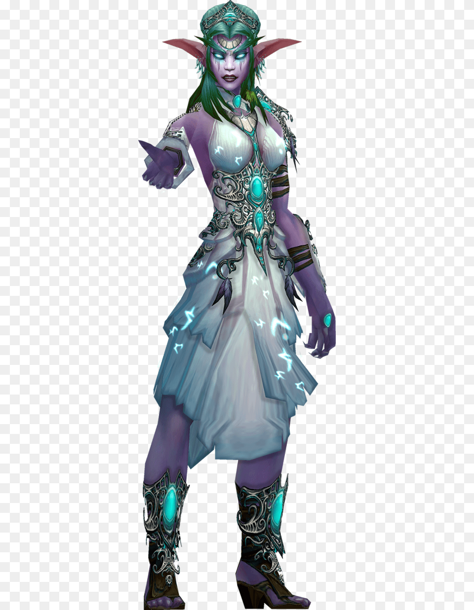 Archived Tyrande Wow, Person, Clothing, Costume, Adult Free Transparent Png