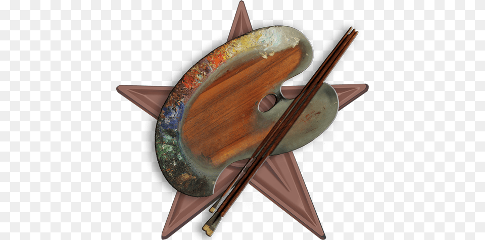 Archives Of American Art Barnstar Sword, Paint Container, Palette Free Png Download
