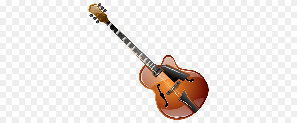 Archtop Guitar Icon, Musical Instrument, Mandolin Png