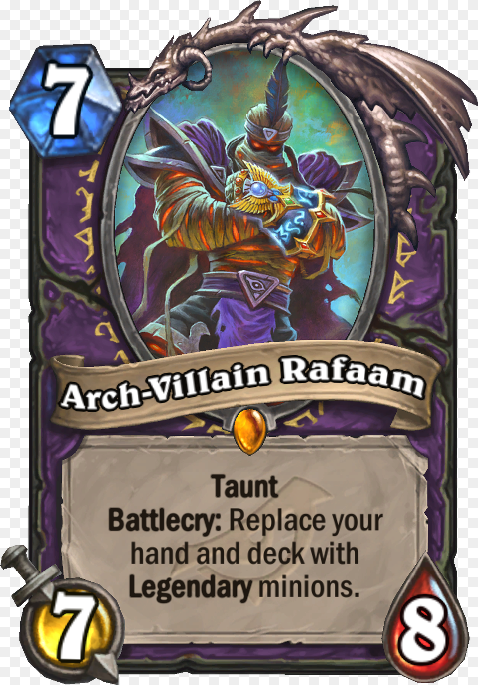 Archvillainrafaam Enus Hearthstone Boomsday New Cards, Adult, Female, Person, Woman Free Png Download