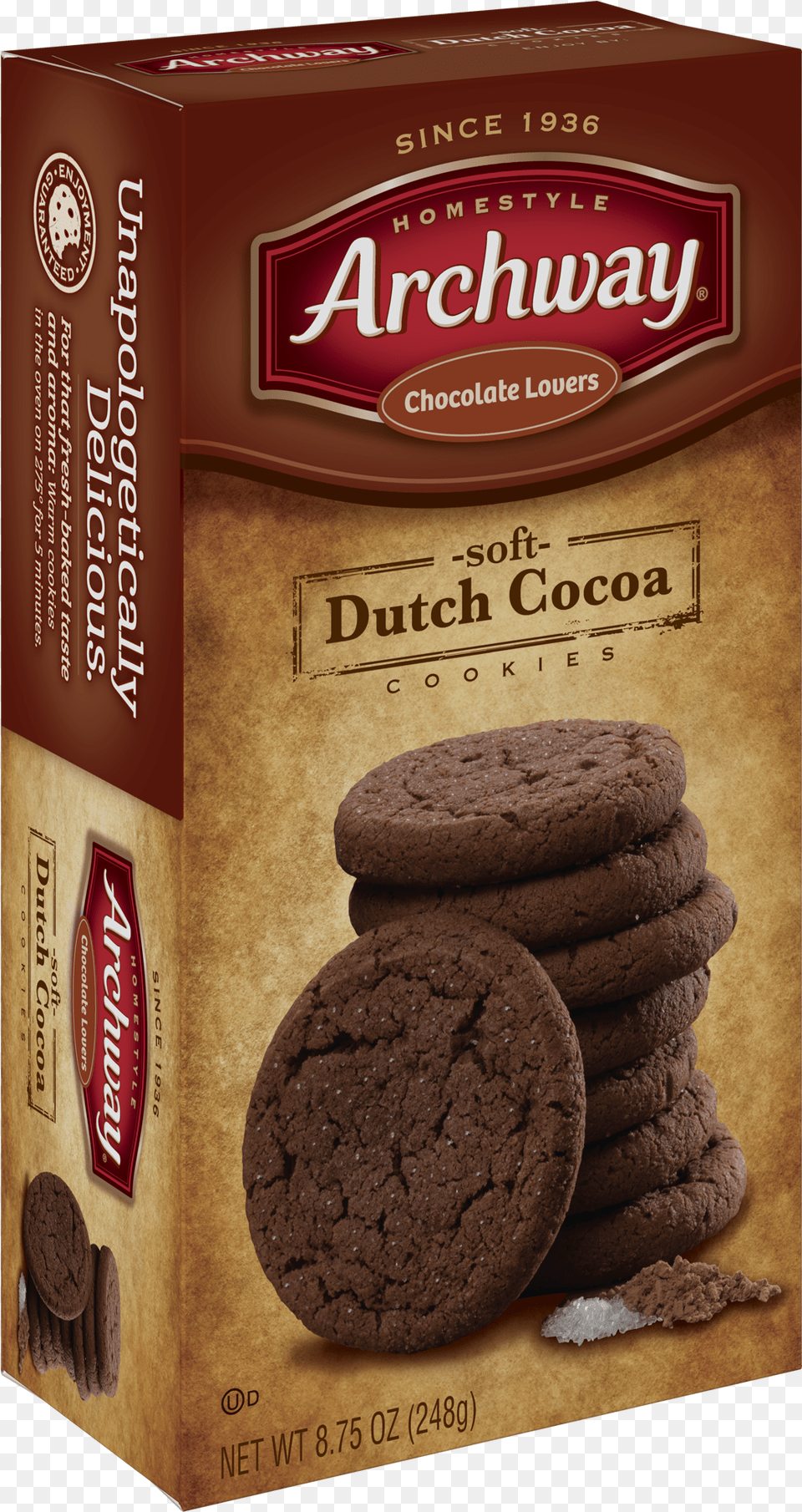 Archway Dutch Cocoa Cookies, Cookie, Food, Sweets, Dessert Png