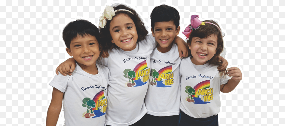Arco Iris Infantil, T-shirt, Clothing, Person, People Free Png