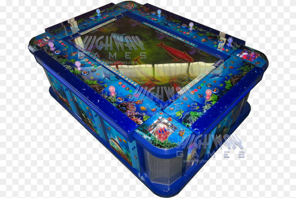 Arcooda 8 Player Fish Machine Video Redemption Arcade Inflatable, Box Free Png