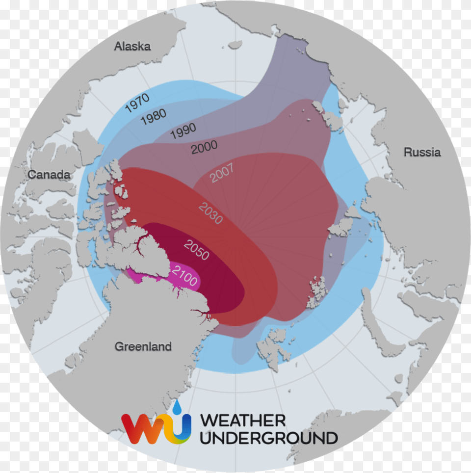 Arctic Circle Arctic Sea Ice Receding, Chart, Plot, Disk, Map Free Transparent Png