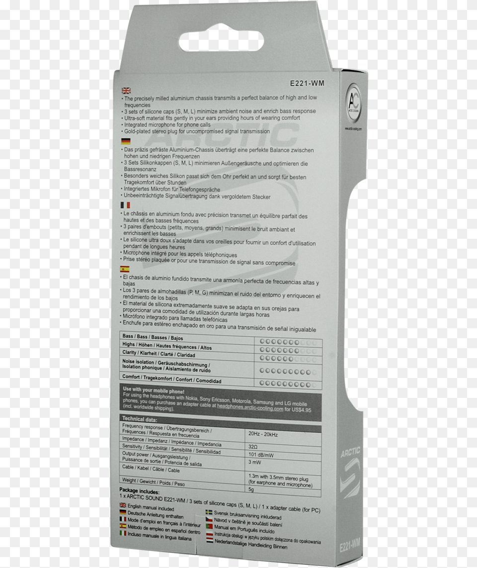 Arctic E221 Box, Text, Document Free Transparent Png