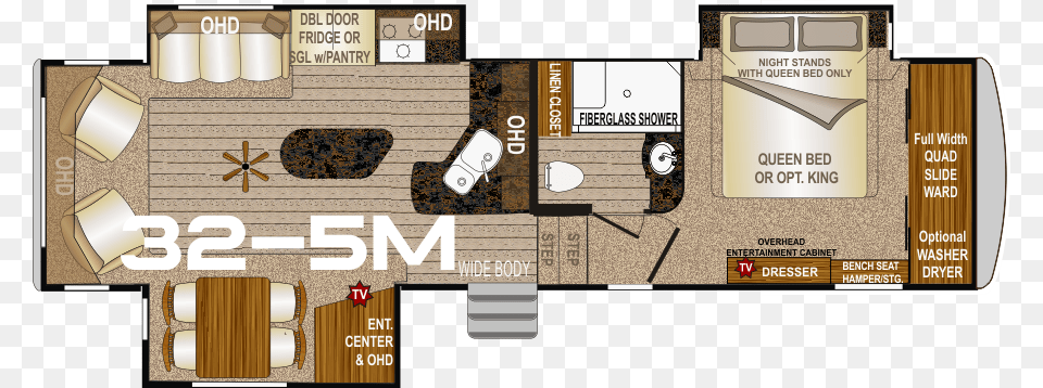 Arctic Fox 29 5t Floor Plan, Wood, Diagram, Floor Plan Free Png