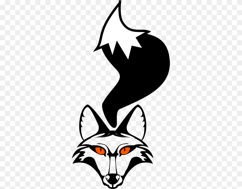 Arctic Fox Black And White Color, Logo, Symbol Png