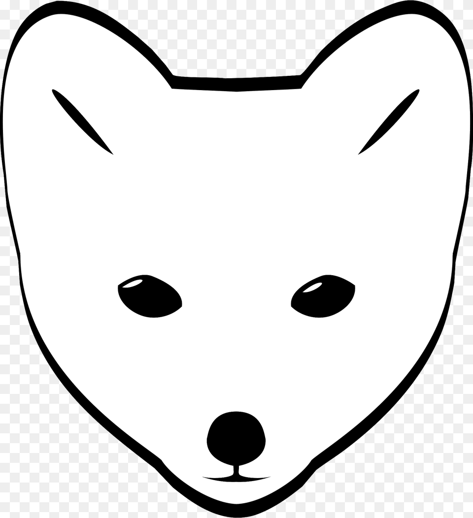 Arctic Fox Face Clipart, Animal, Mammal, Wildlife, Blade Free Png