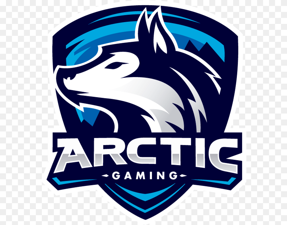 Arctic Gaming, Logo, Emblem, Person, Symbol Free Transparent Png