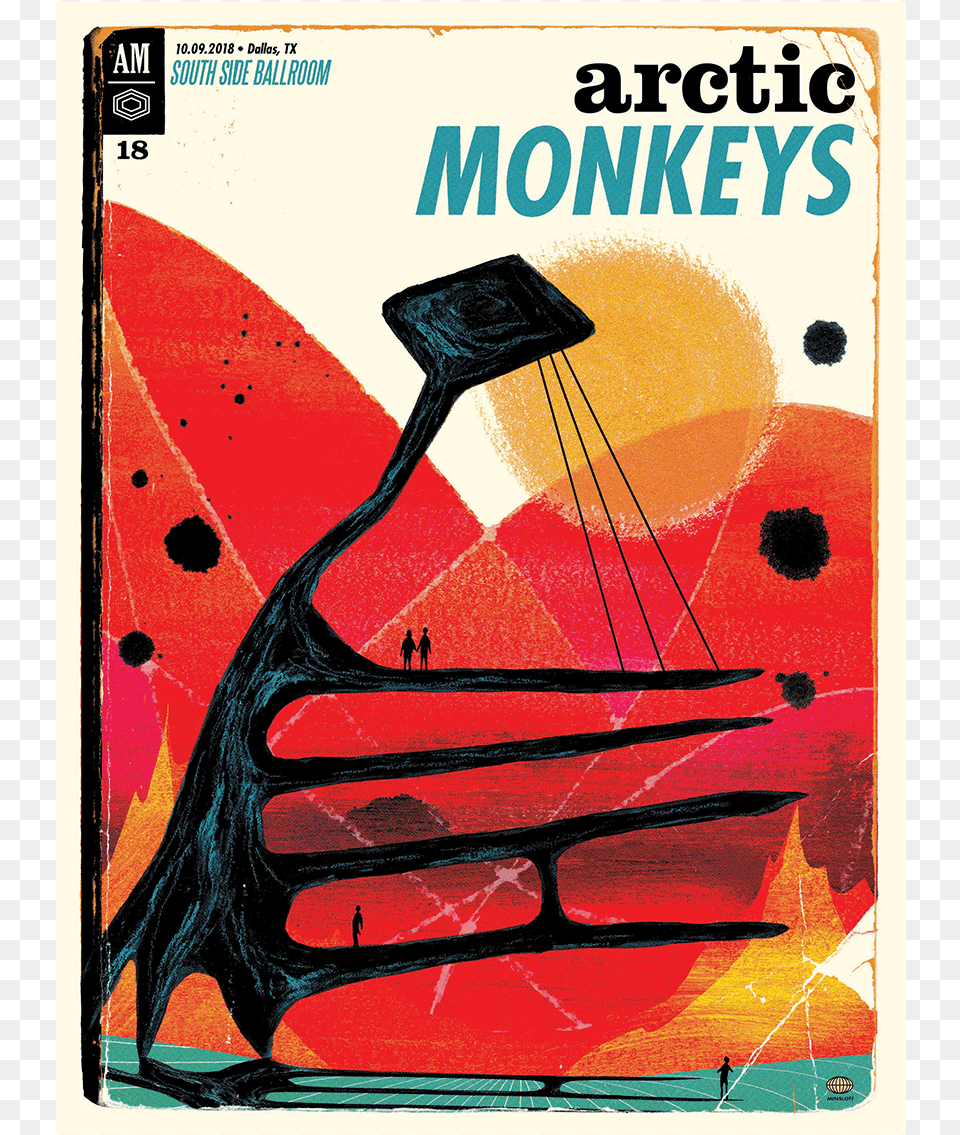 Arctic Monkeys Gig Poster, Modern Art, Art, Book, Publication Free Png