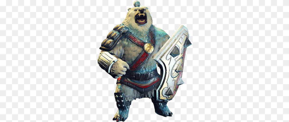 Arctos Shield Grizzly Orc Must Die Unchained Grizzly, Adult, Bride, Female, Person Png Image