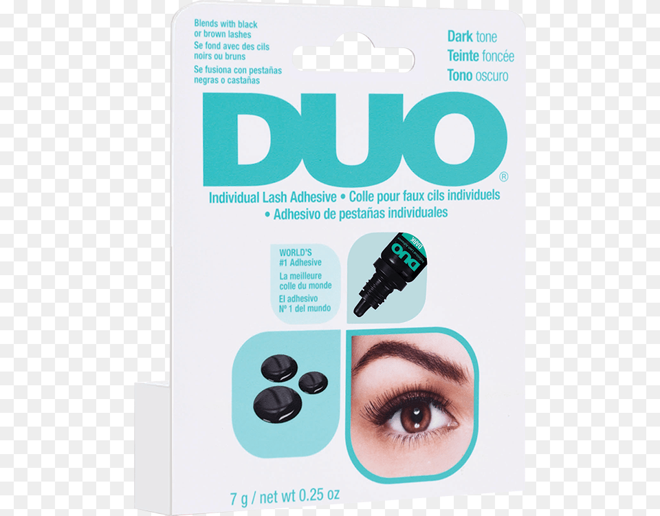 Ardell Duo Individual Lash Adhesive Dark Duo Lash Glue, Person, Adapter, Electronics, Advertisement Png