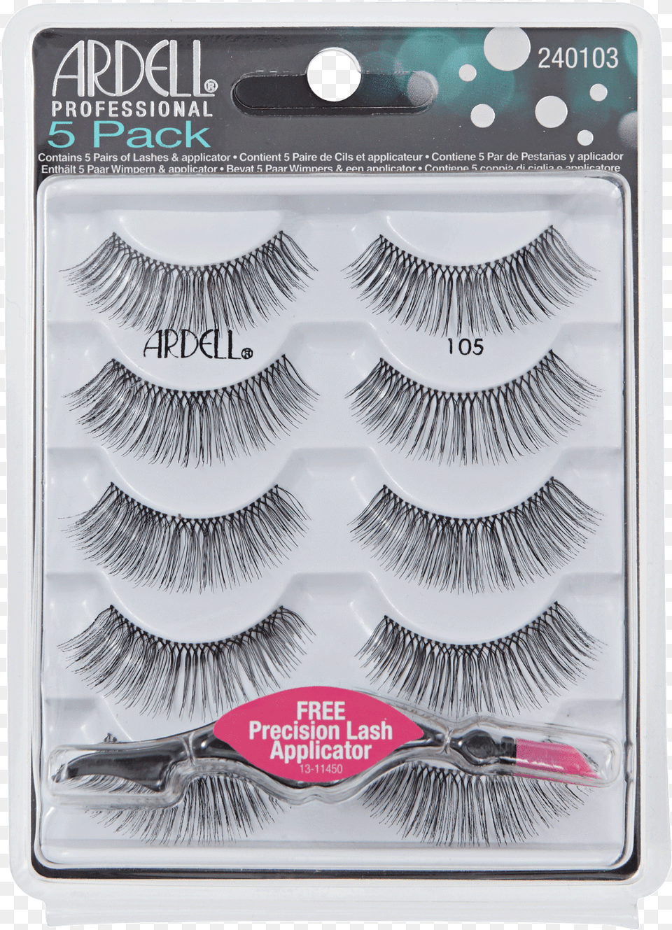 Ardell Fashion Lash Multipack 105 Black, Brush, Device, Tool Png
