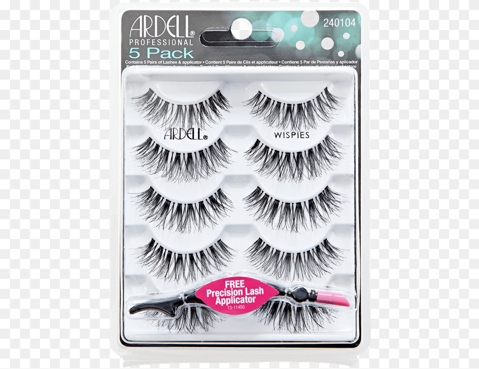 Ardell Lashes Wispies Black 5 Pack, Brush, Device, Face, Head Free Png
