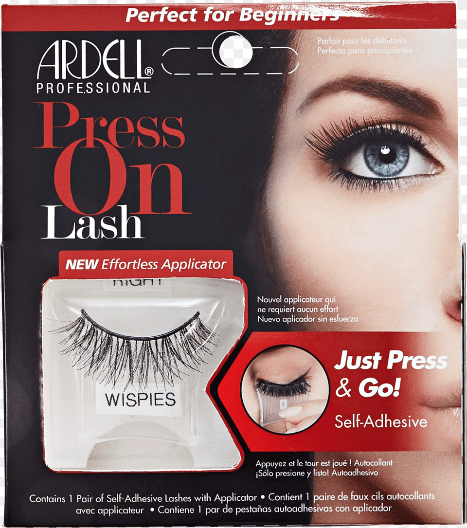 Ardell Press On Lash Wispies, Publication, Adult, Female, Person Free Png Download