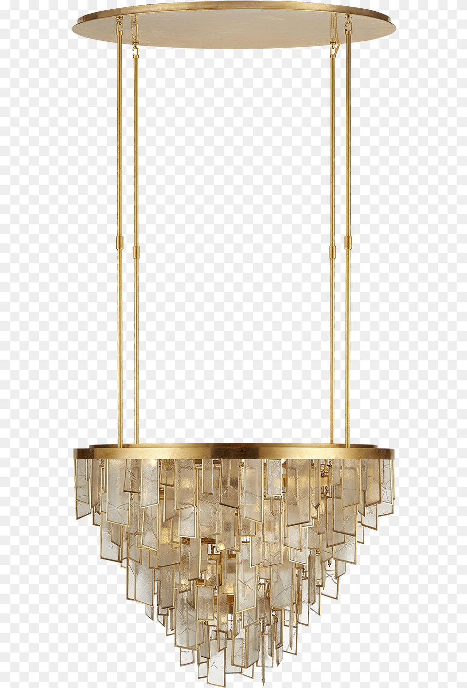 Ardent Large Waterfall Chandelier In Antique Burnished Kw5803ab Frg, Lamp Free Png