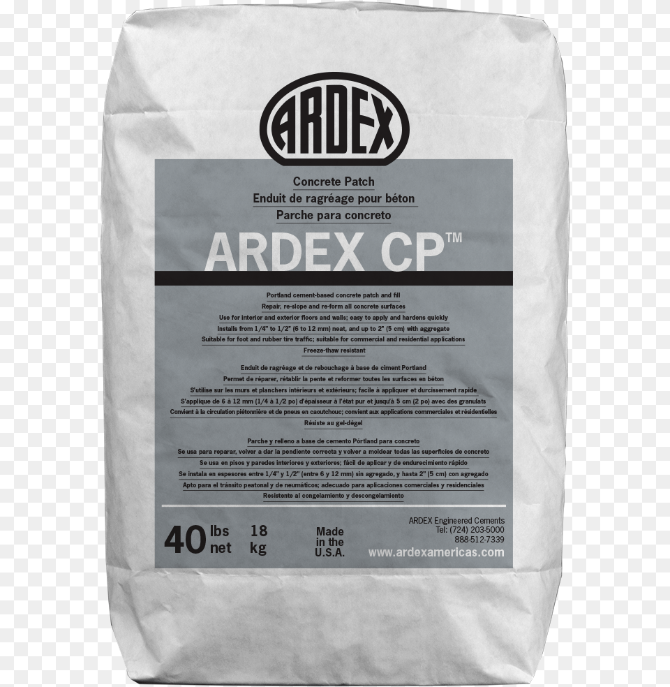 Ardex Cp Is A Concrete Patch For Minor Repairs Coffee, Powder, Flour, Food Free Transparent Png