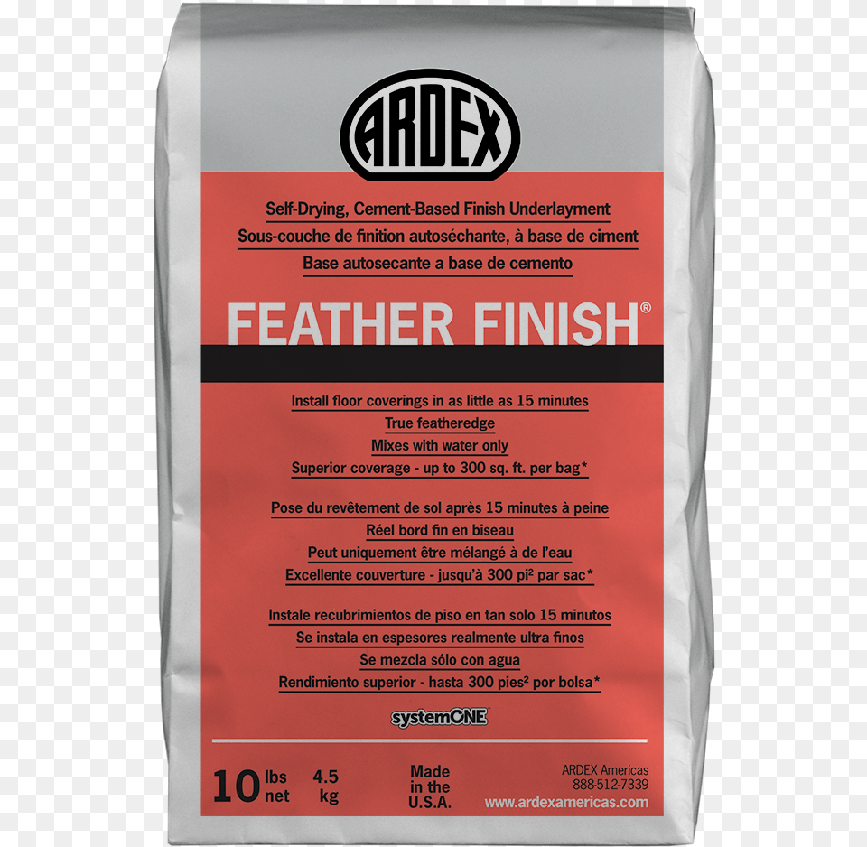 Ardex Feather Finish Feather Finish, Book, Publication, Powder, Advertisement Free Transparent Png