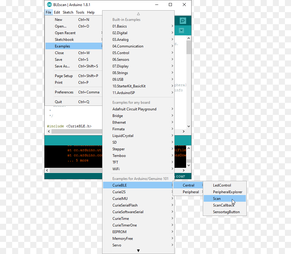 Arduino Ble Scan Example, Page, Text, File Png Image