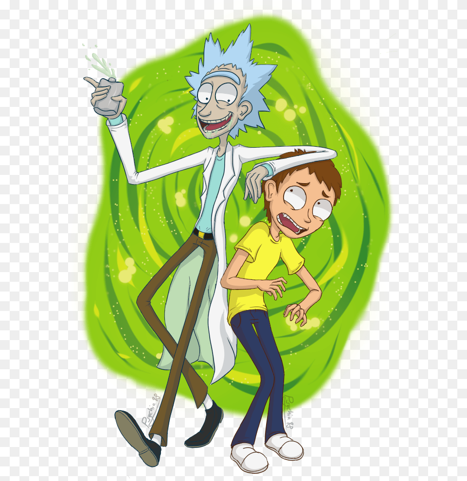 Are You Drunk By Psychia98 Rick And Morty Drunk, Book, Publication, Comics, Person Free Transparent Png
