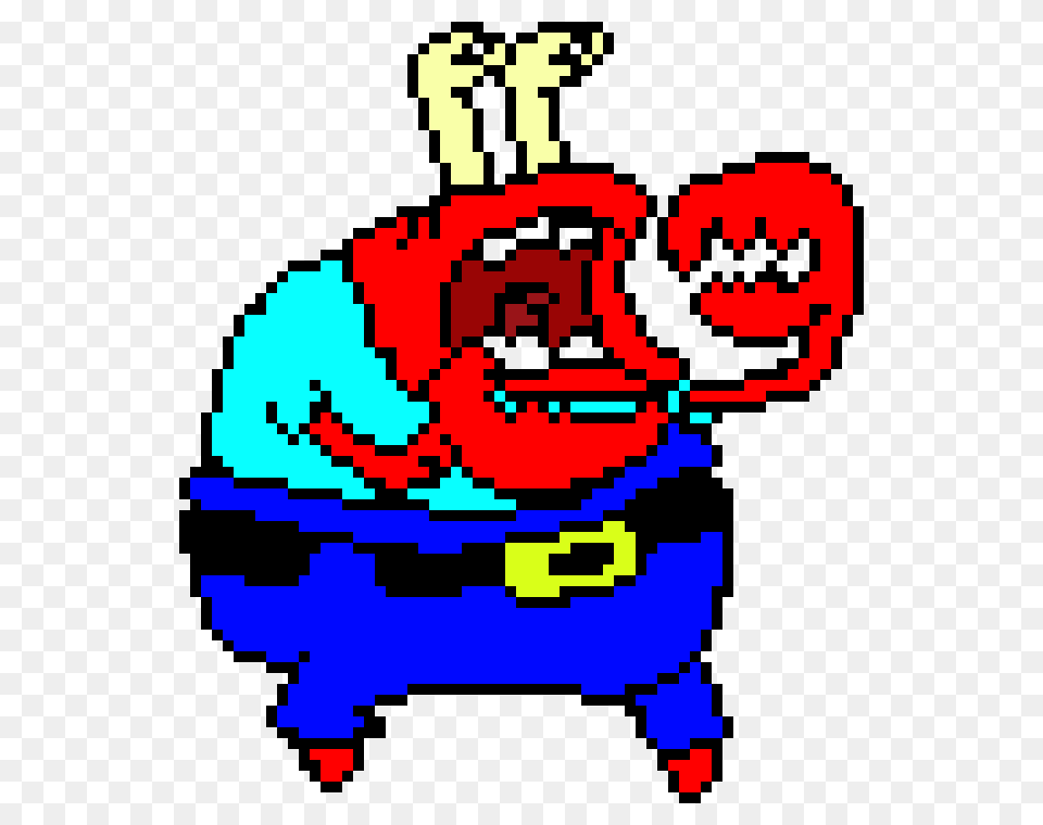 Are You Feeling It Now Mr Krabs Pixel Art Maker Png Image