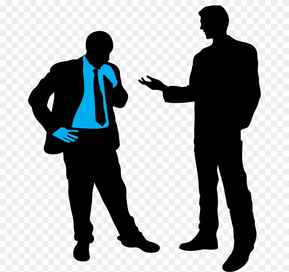 Are You Ready For The Conversation, Silhouette, Man, Adult, Person Free Png Download