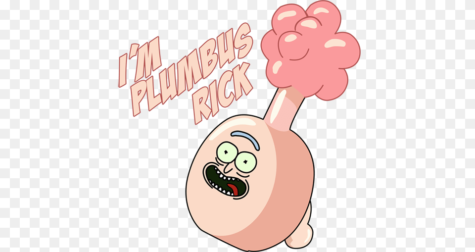 Are You Tired Of Pickle Rick How About Plumbus Rick, Face, Head, Person, Piggy Bank Free Png