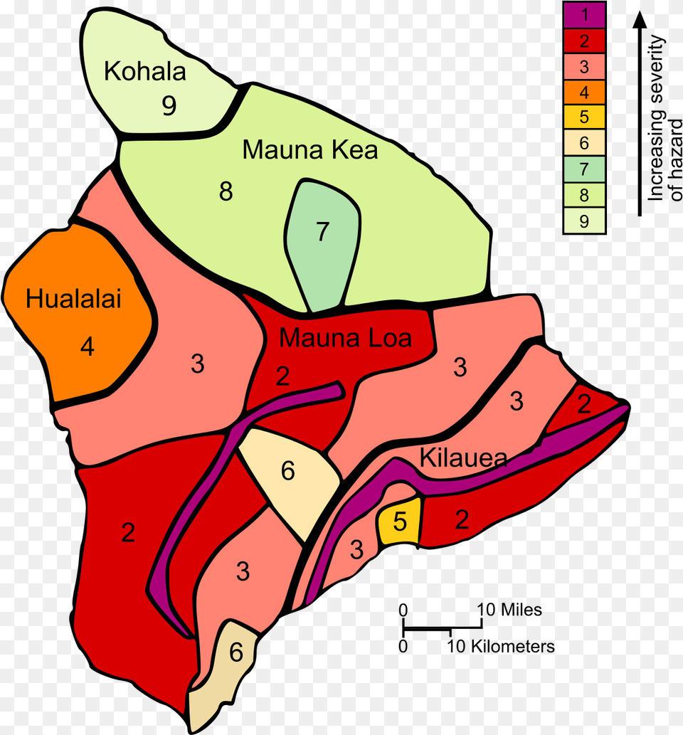 Area Affected By Volcano In Hawaii, Chart, Plot, Baby, Person Png Image