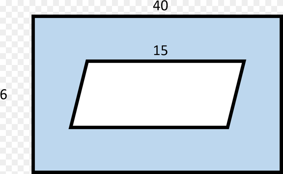 Area Of Shaded Region Rectangles, Electronics, Screen, Triangle, Text Free Png
