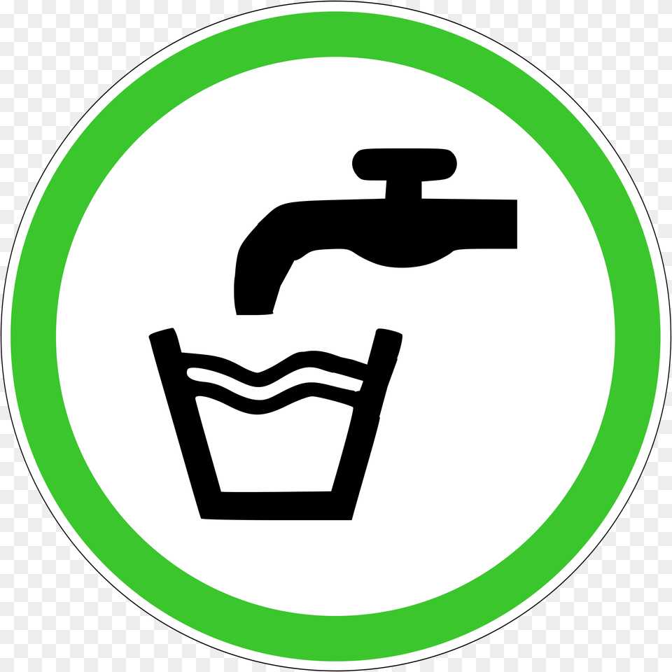 Area Text Symbol Clipart Drinking Water Do Not Waste, Sign, Disk, Tap Png Image