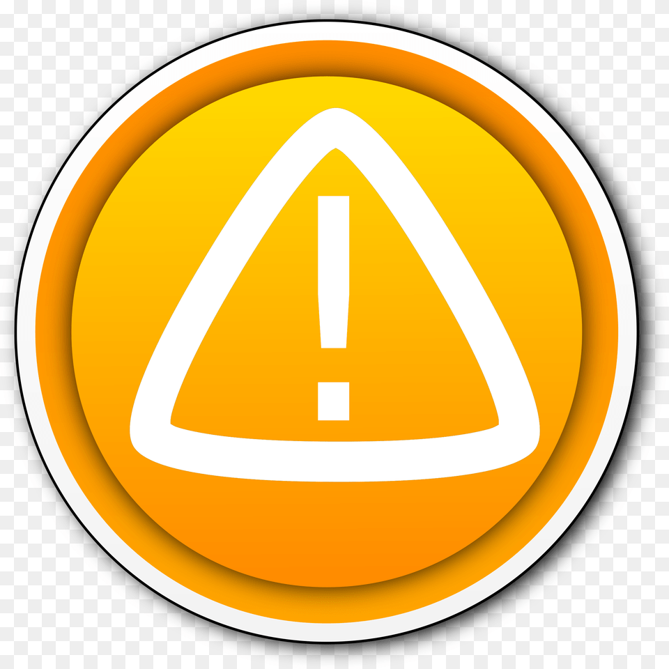 Areasymbolyellow Warning Button, Sign, Symbol Free Png Download