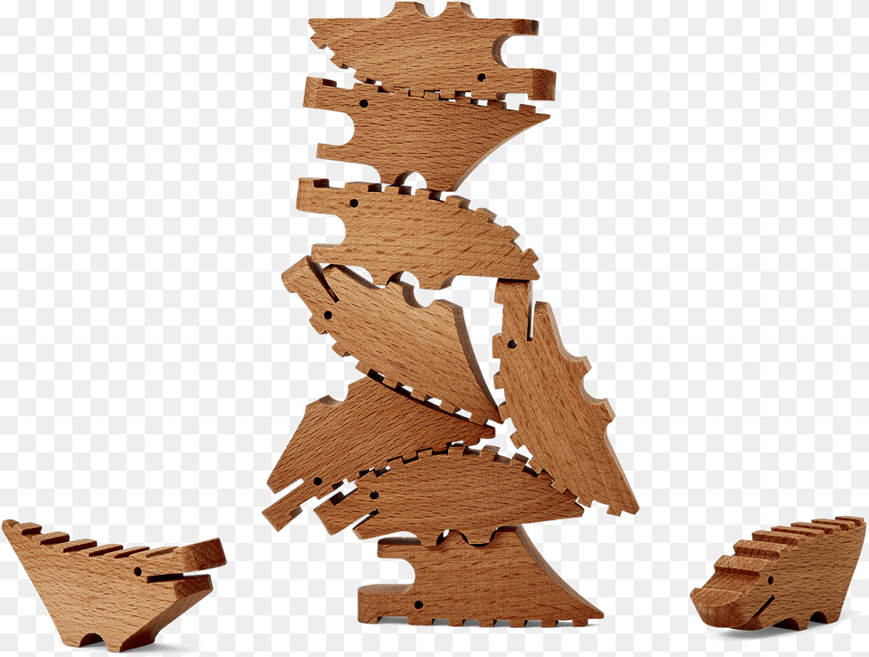 Areaware Croc Pile Mini, Plywood, Wood, Person Free Png