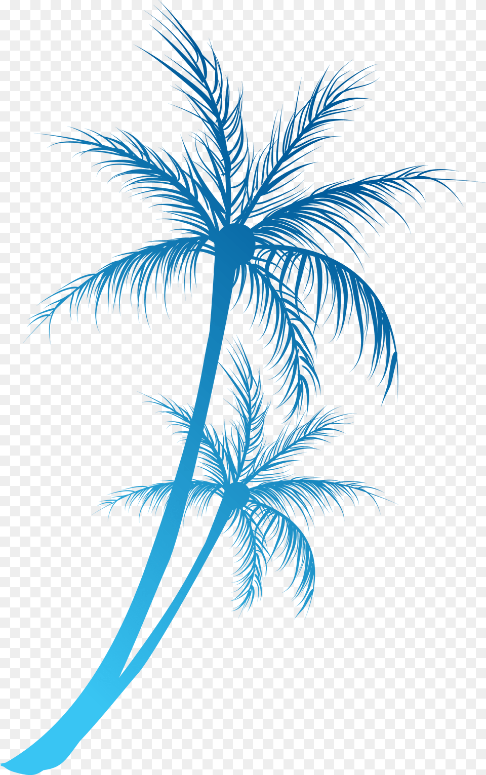 Arecaceae Royalty Clip Blue Palm Tree, Palm Tree, Plant, Art, Outdoors Free Transparent Png