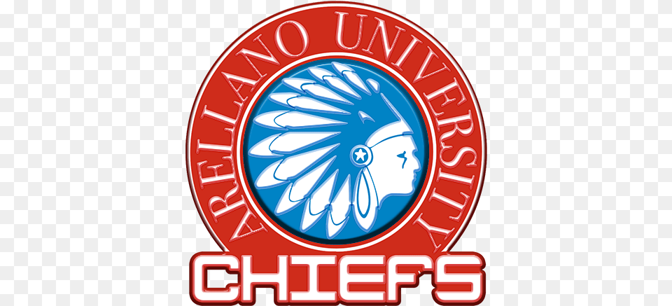 Arellano Chiefs Logo, Emblem, Symbol, Scoreboard Free Png