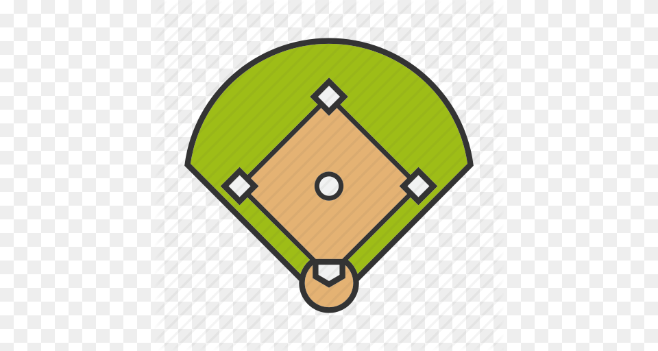 Arena Baseball Court Diamond Field Sport Stadium Icon, People, Person, Disk Free Png