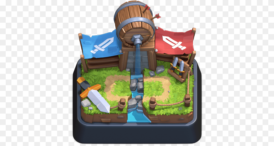 Arenas De Clash Royale, Birthday Cake, Cake, Cream, Dessert Free Png