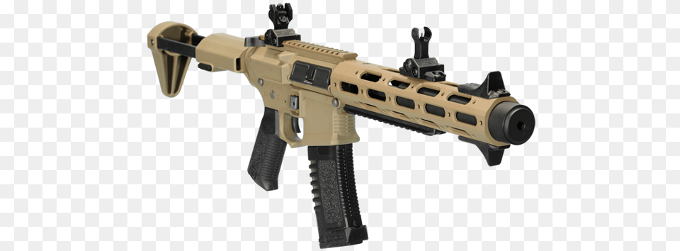 Ares Amoeba Am 013 De Honey Badger Aeg Dark Earth Aeg Amoeba Ares, Firearm, Gun, Rifle, Weapon Free Png Download