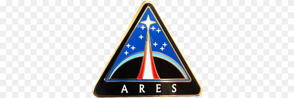 Ares Pin Space Patches Logo Ares Nasa, Badge, Symbol, Emblem, Road Sign Free Png