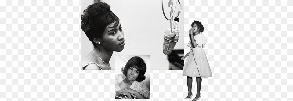 Aretha Louise Franklin Aretha Franklin, Head, Microphone, Portrait, Face Free Png Download