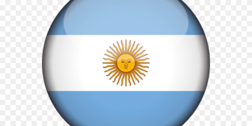 Argentina Flag Clipart Bandera De Argentina, Sphere, Gold, Logo, Nature Free Png Download