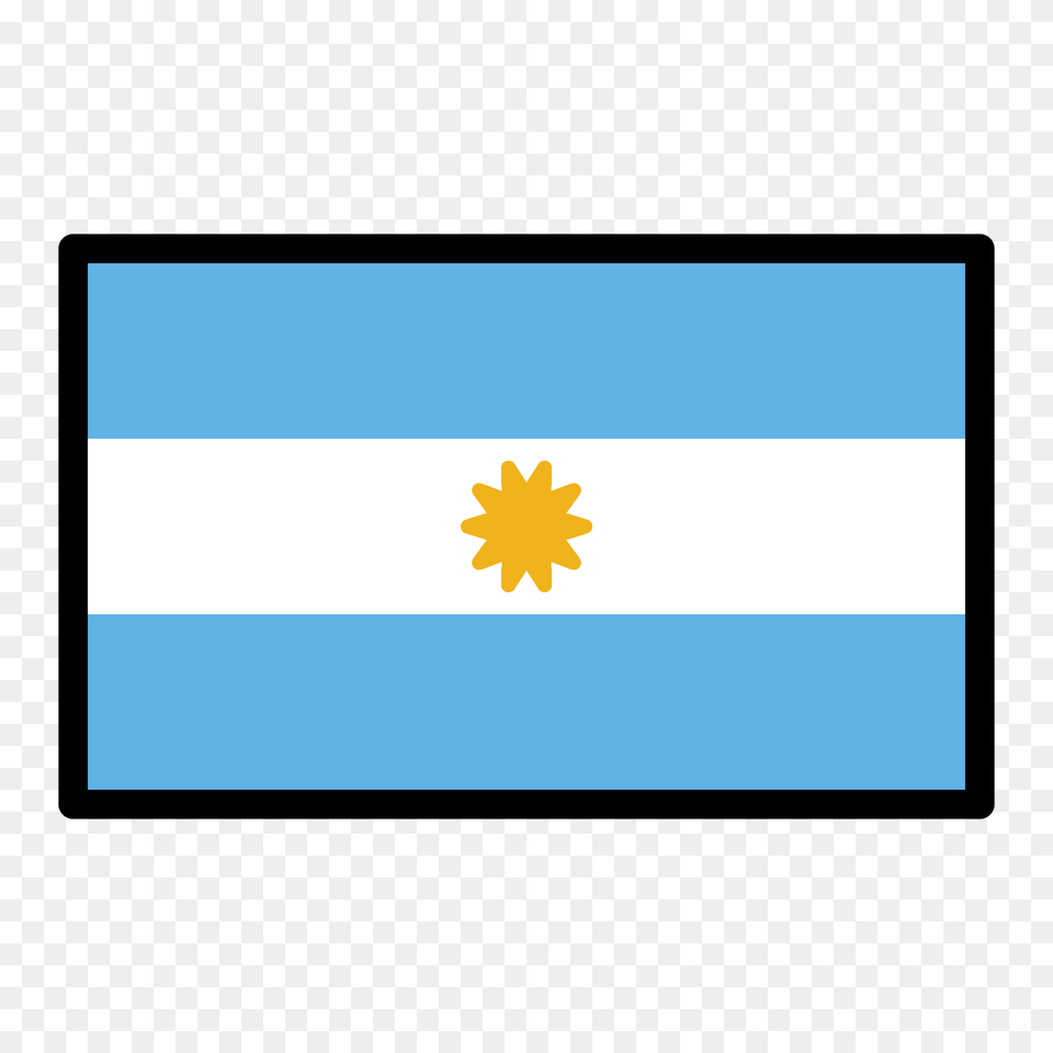 Argentina Flag Emoji Clipart, Computer Hardware, Electronics, Hardware, Monitor Free Png