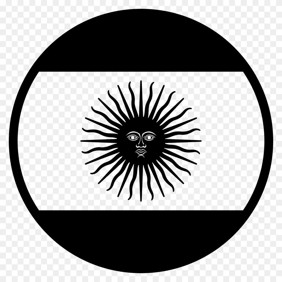 Argentina Flag Emoji Clipart, Sphere, Photography, Home Decor, Disk Png Image